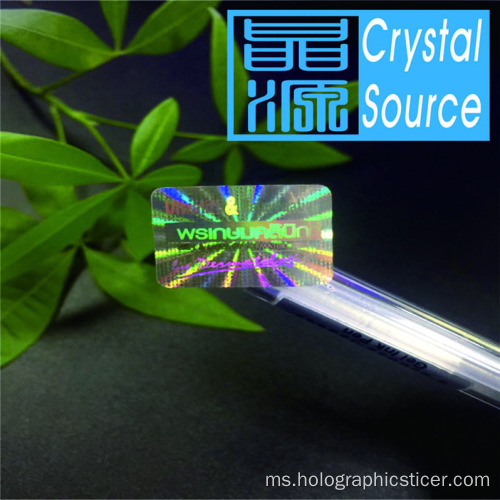 Pelekat Hologram Laser 3d Custom